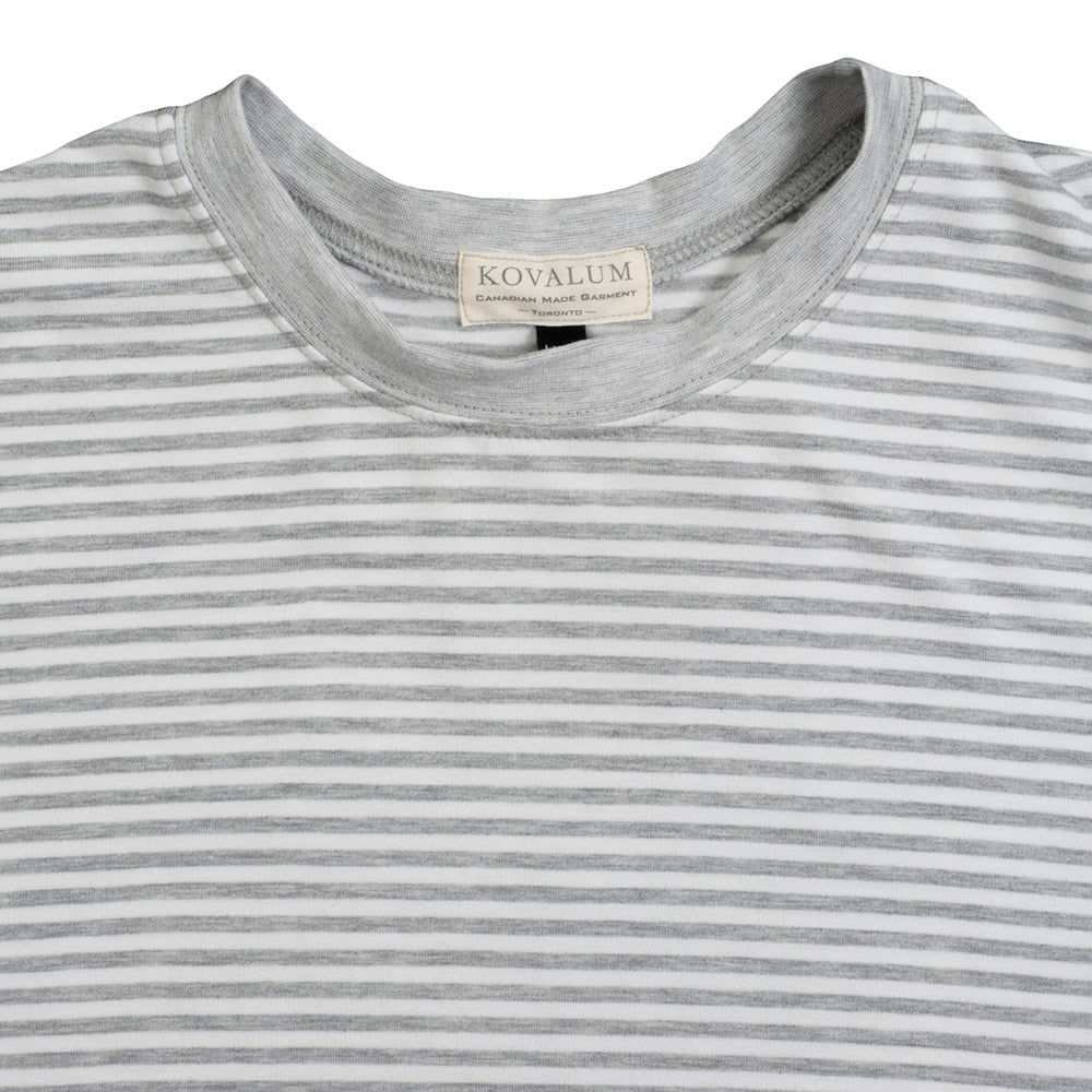 Kovalum Striped Crew tee — available at Norwood