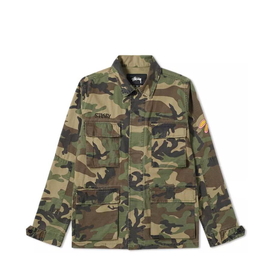 Stussy Letts BDU Military jacket — available at Norwood