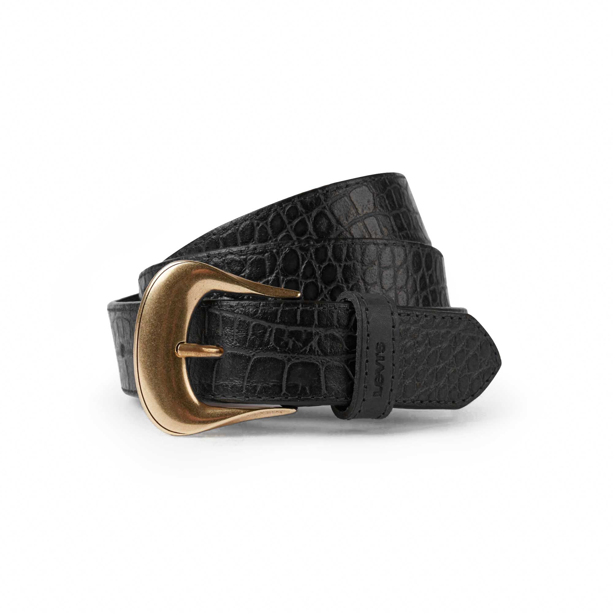 Levi's Vintage Crocodile Emboss Belt — available at Norwood