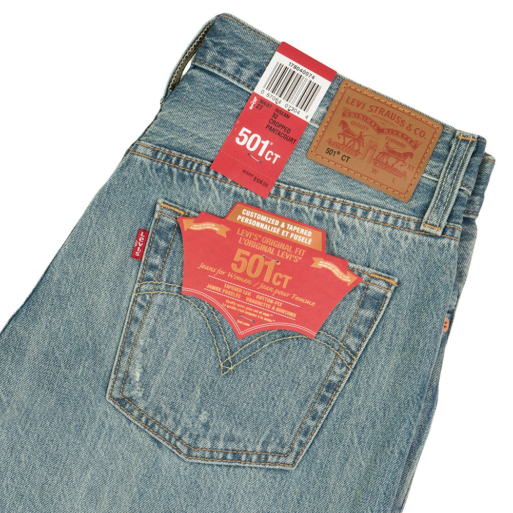 Levi's Womens 501 CT Cropped denim — available at Norwood