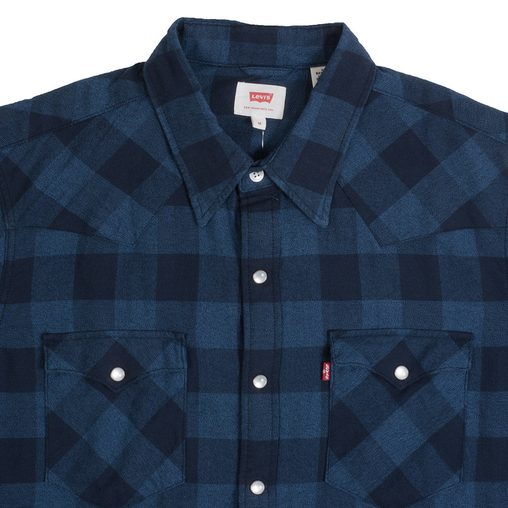 Levi's L/S Barstow Western Shirt - dress blues
