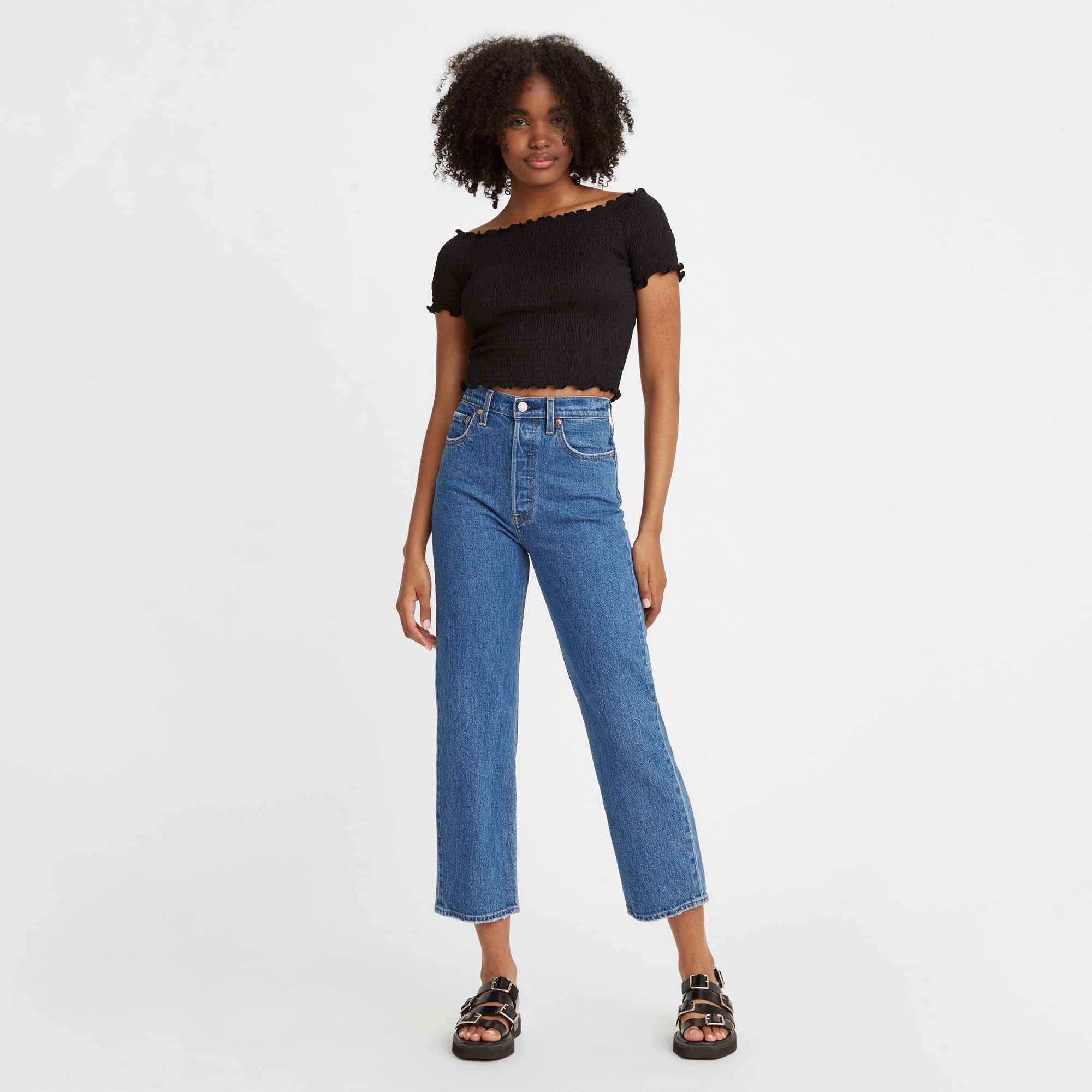 Levi's Womens Ribcage Straight Ankle — available at Norwood