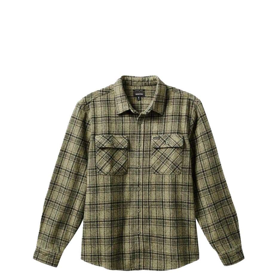 Brixton Bowery Heavy Weight L/S Flannel — available at Norwood