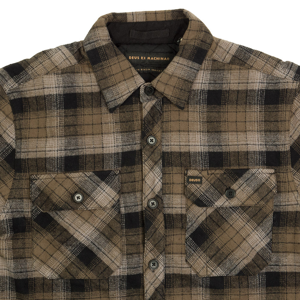 Deus Ex Machina Maxwell Plaid Overshirt — available at Norwood