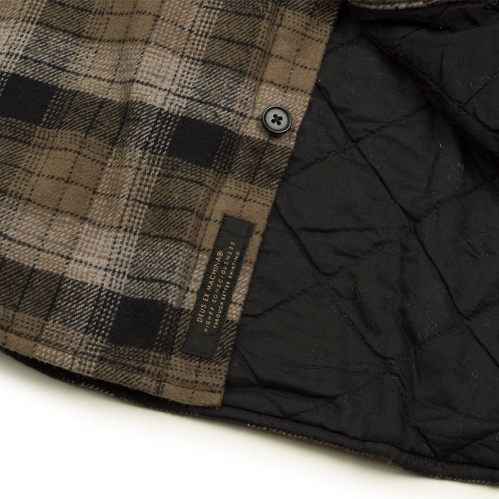 Deus Ex Machina Maxwell Plaid Overshirt — available at Norwood