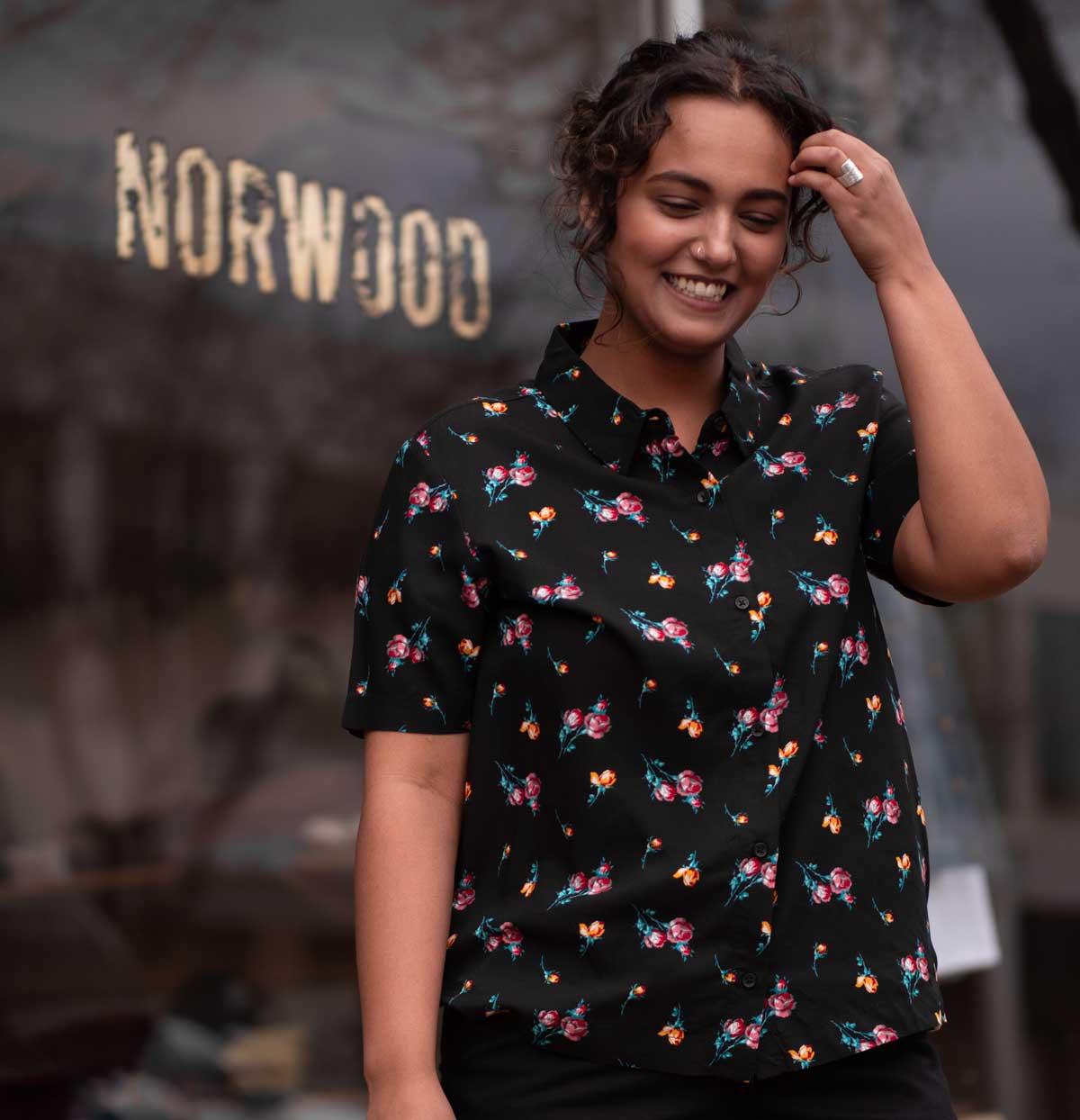 Vans Women's Driver II shirt — available at Norwood