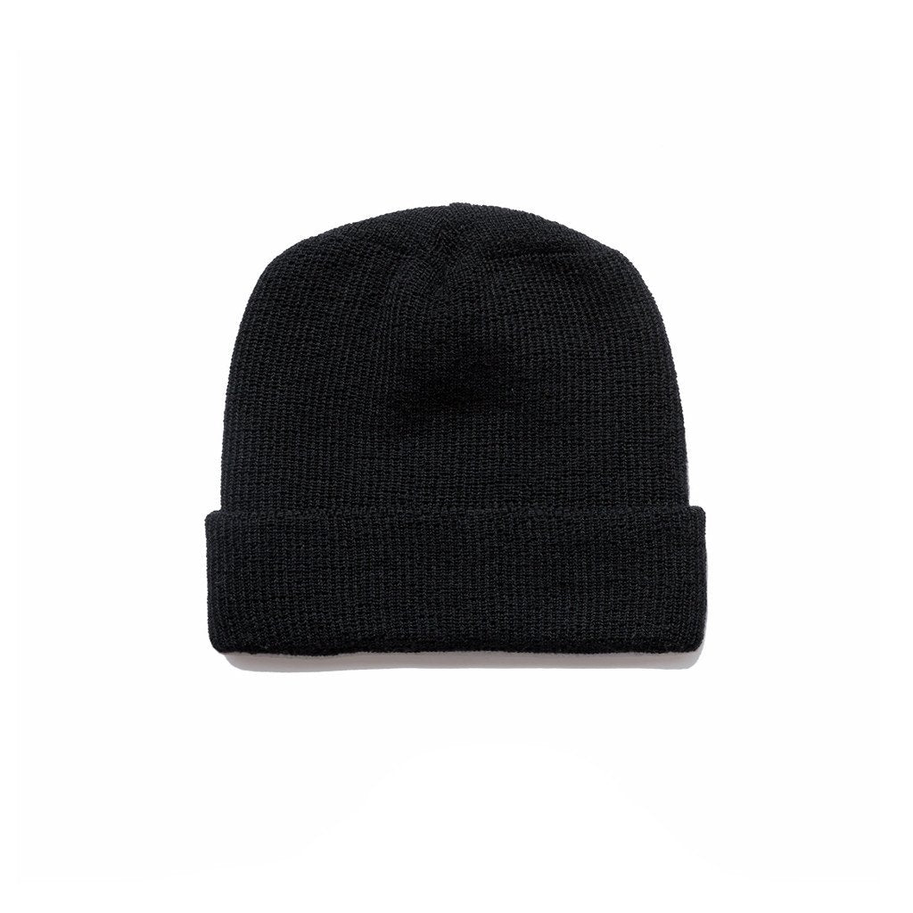 Reigning Champ Merino Wool toque - black — available at Norwood