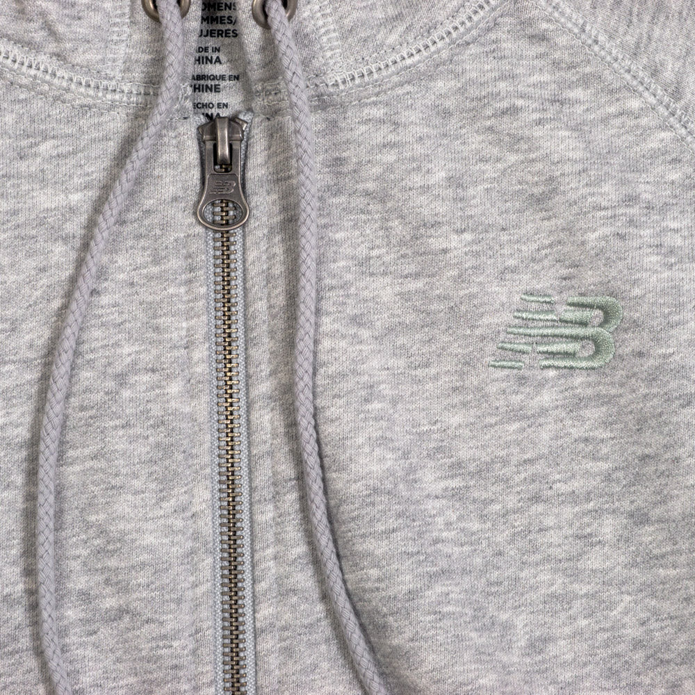 New Balance Womens Essentials Plus Full Zip Fleece Hoodie — available at Norwood