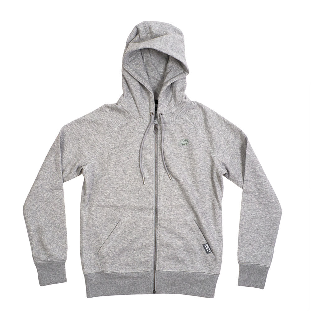 New Balance Womens Essentials Plus Full Zip Fleece Hoodie — available at Norwood