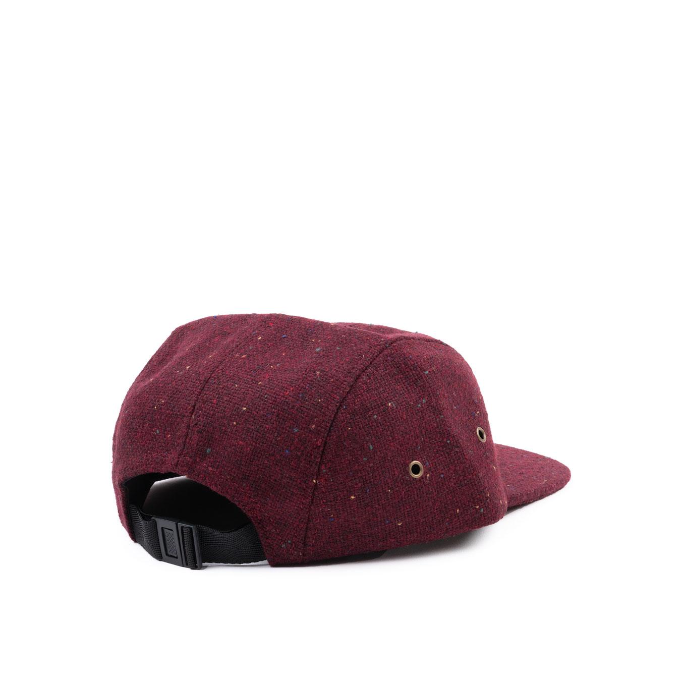 Norwood Postmark 2.0 tweed hat, maroon — available at Norwood