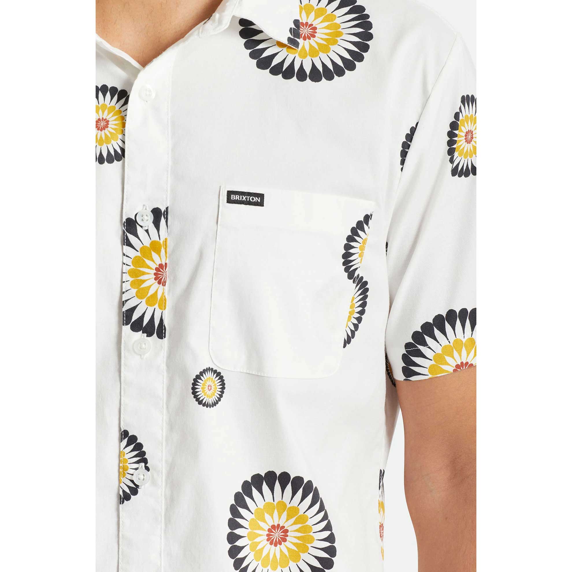 Brixton Charter Print S/S Woven Shirt — available at Norwood