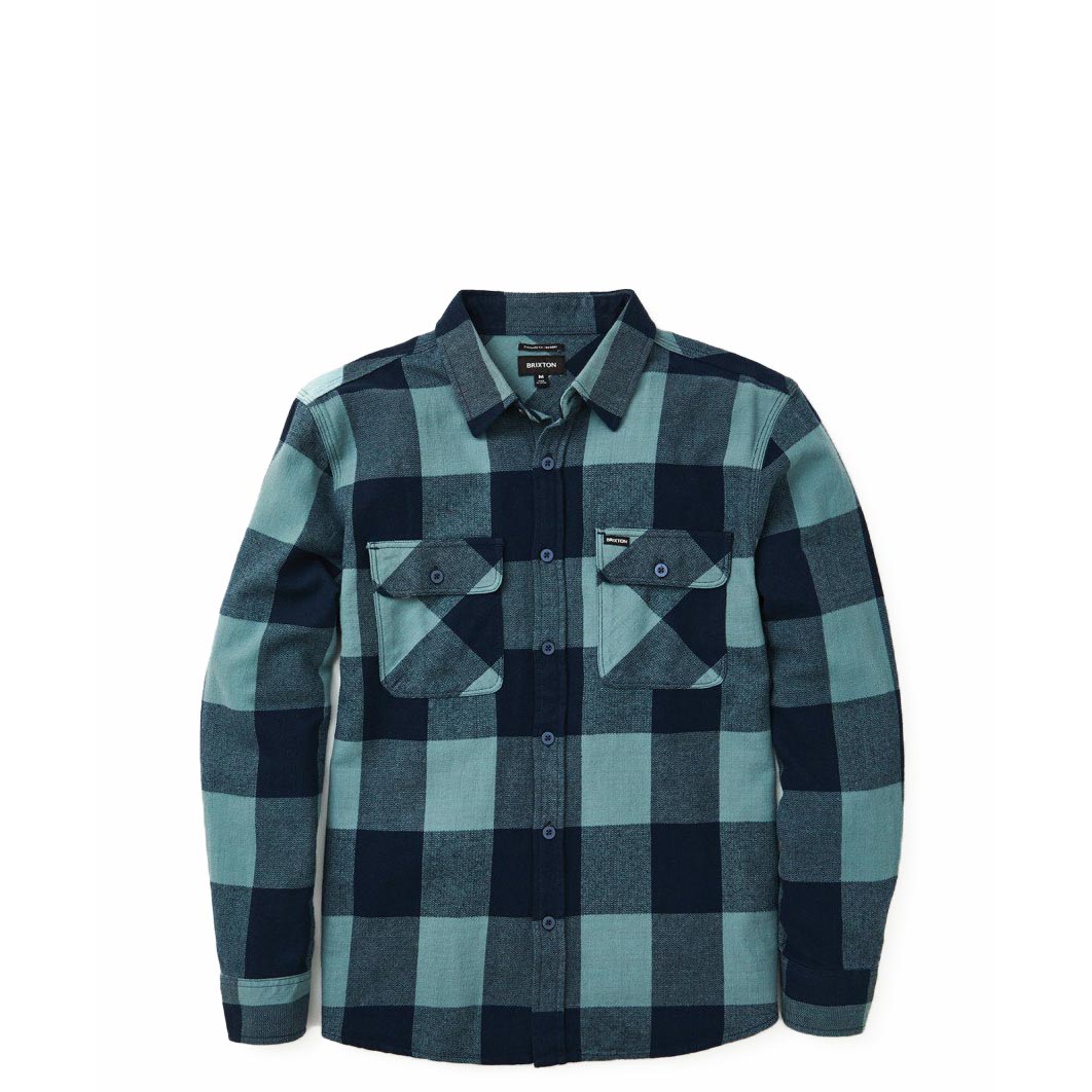 Brixton Bowery Lightweight L/s Flannel — available at Norwood