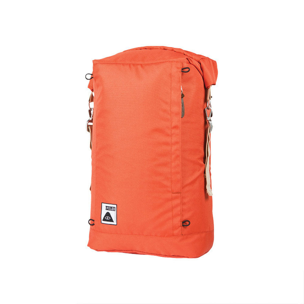 Poler Rolltop Backpack, Burnt Orange — available at Norwood