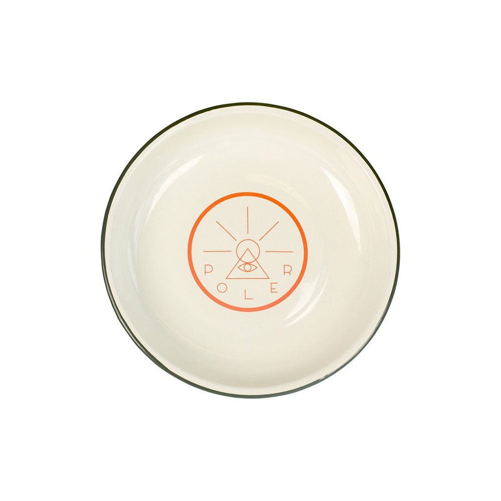 Poler Enamel Plate, off white — available at Norwood