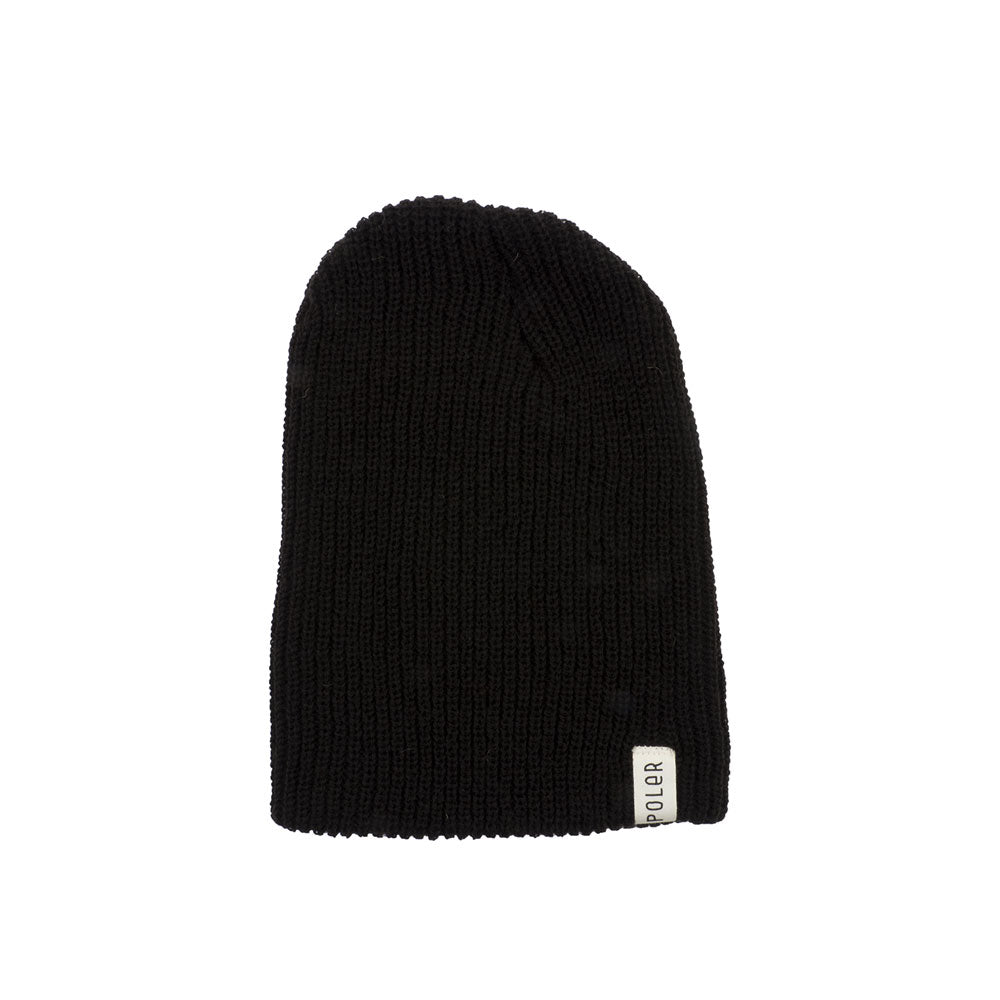 Poler Tube City Beanie, Black — available at Norwood