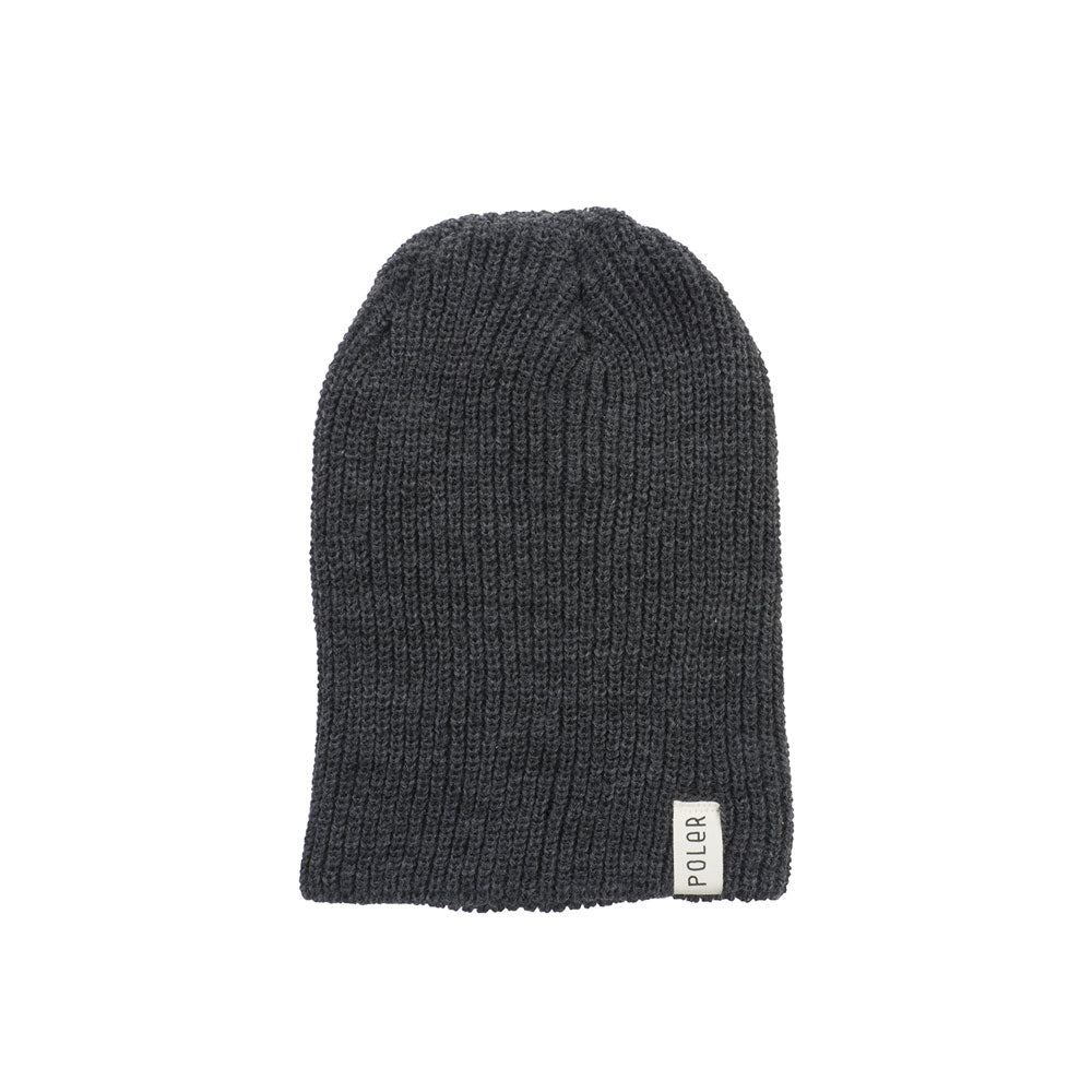 Poler Tube City Beanie, Charcoal — available at Norwood