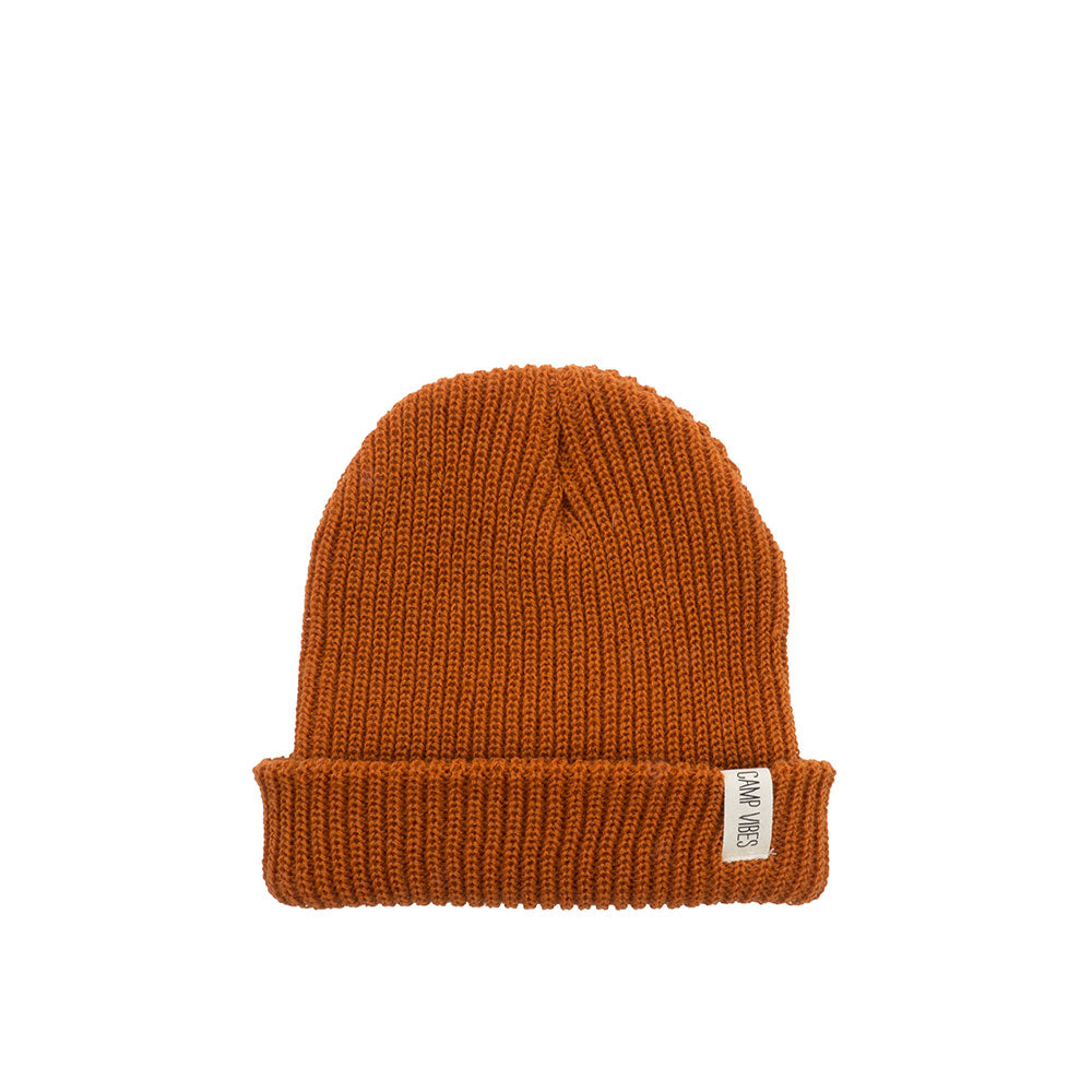 Poler Tube City Beanie, Burnt Orange — available at Norwood