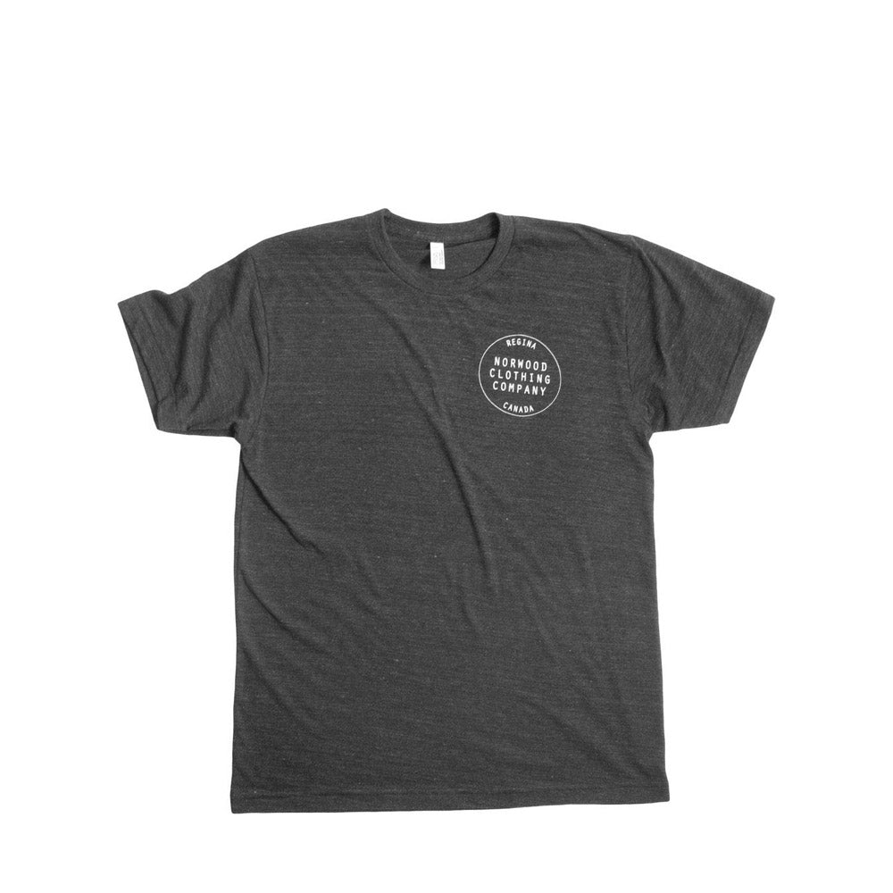 Norwood Postmark tri-blend tee — available at Norwood