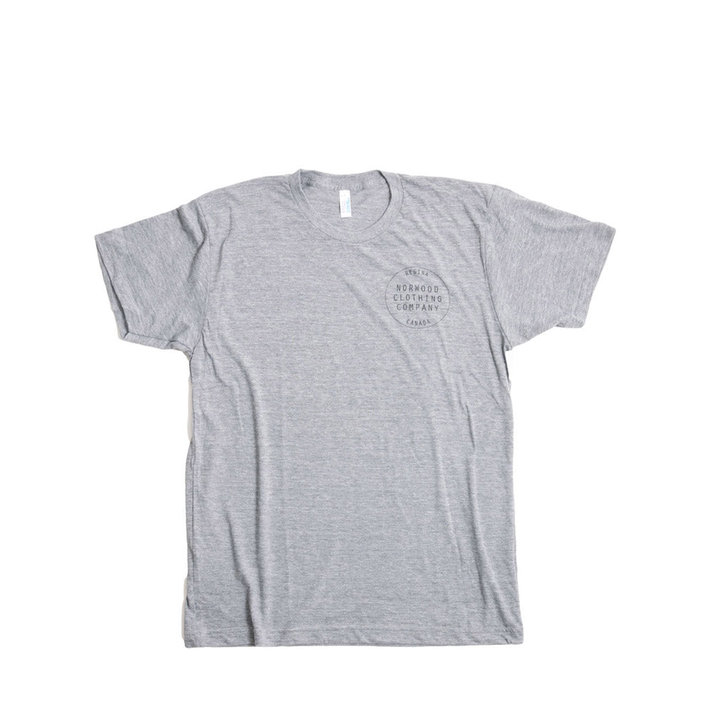 Norwood Postmark tri-blend tee — available at Norwood