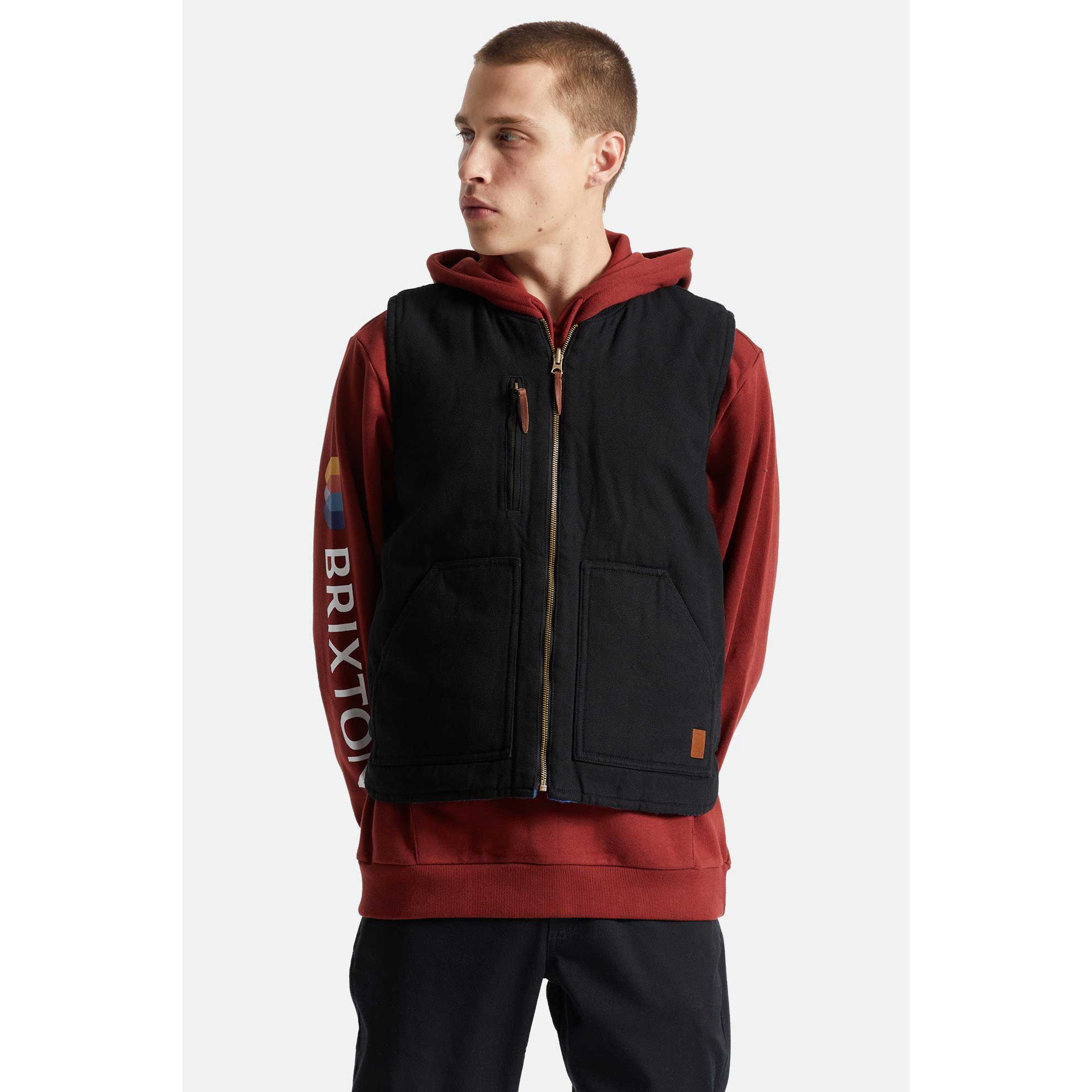 Brixton Abraham Reversible Vest — available at Norwood