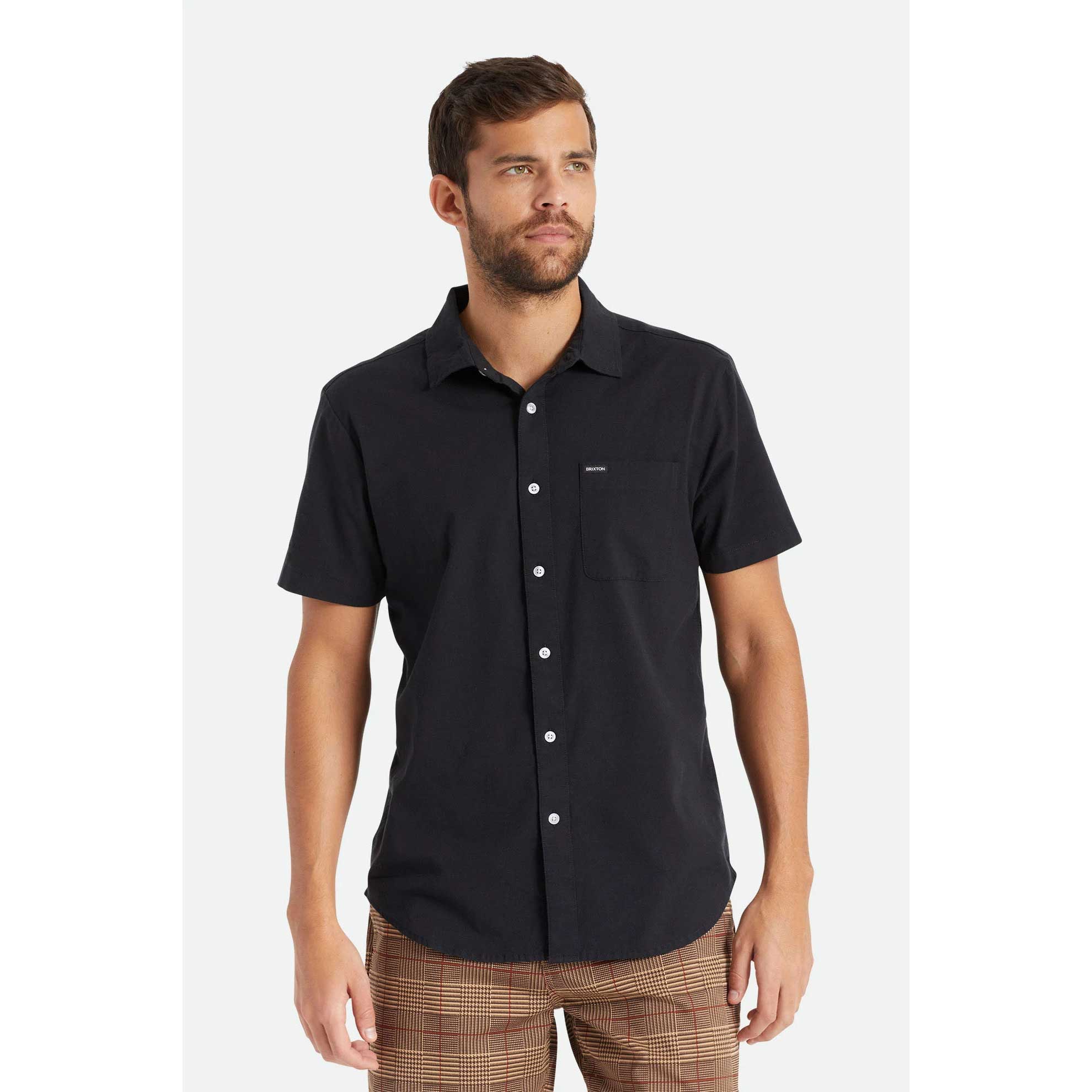 Brixton Charter Oxford S/S Woven — available at Norwood