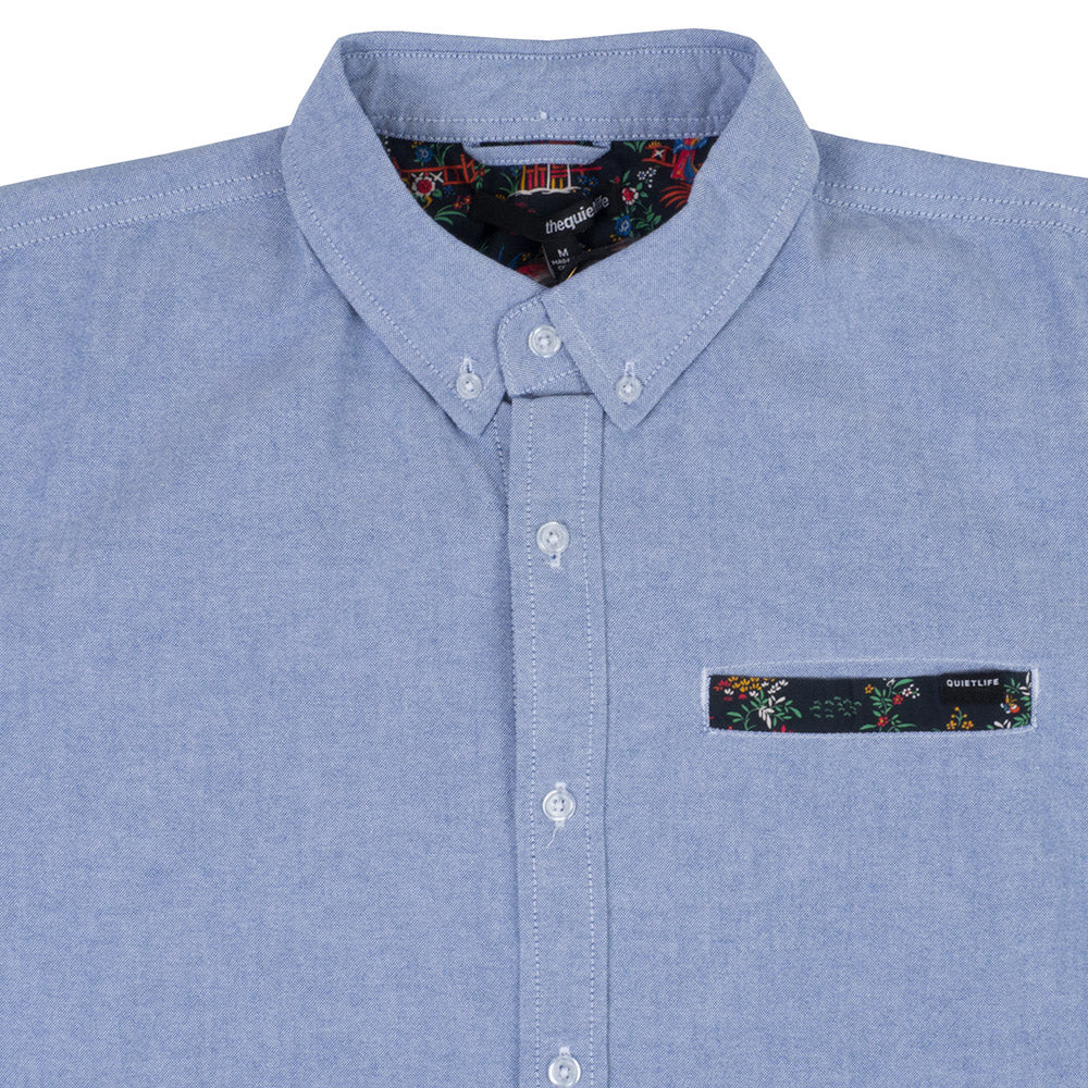 Quiet Life Cut & Sew Peony Oxford Shirt — available at Norwood