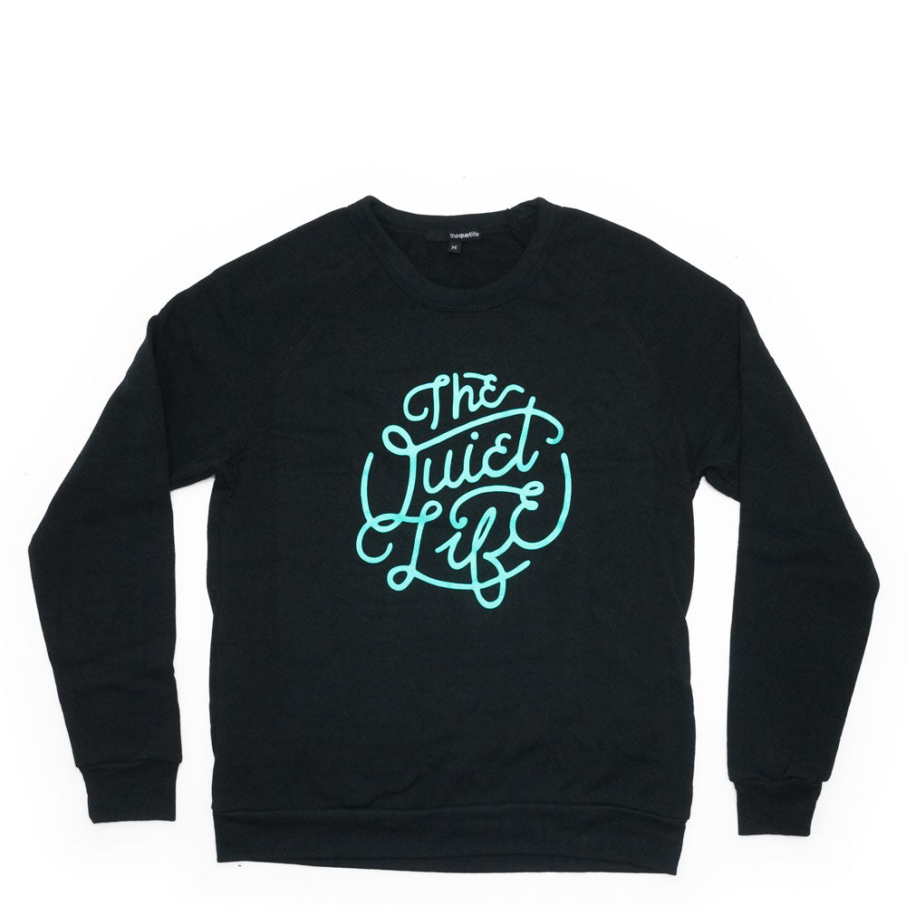 The Quiet Life Day Logo crewneck — available at Norwood