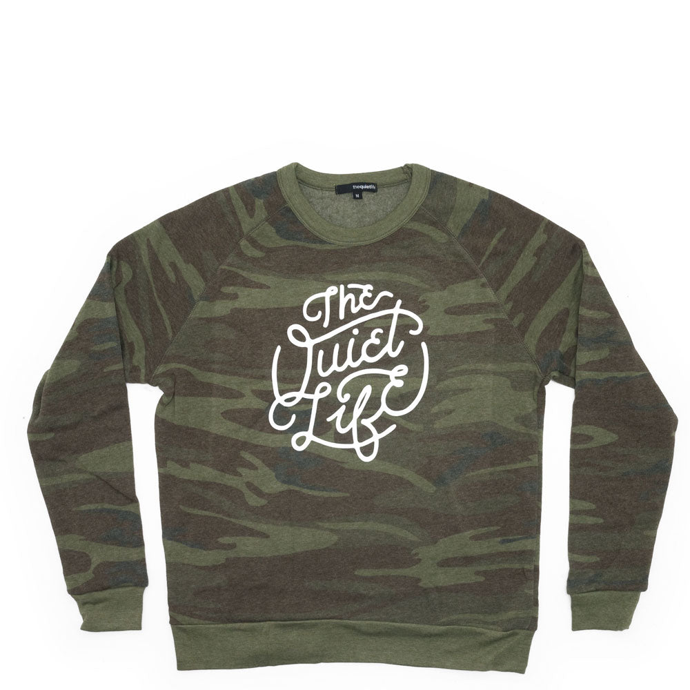 The Quiet Life Day Logo crewneck — available at Norwood