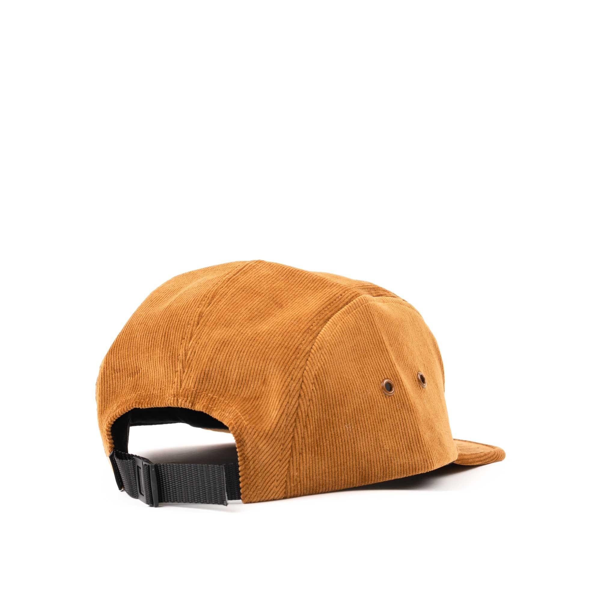 Quiet Life Cord 5 Panel hat, tan — available at Norwood