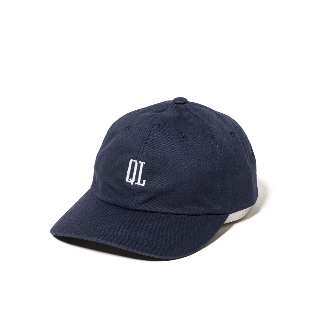 The Quiet Life Micro QL dad hat - navy — available at Norwood
