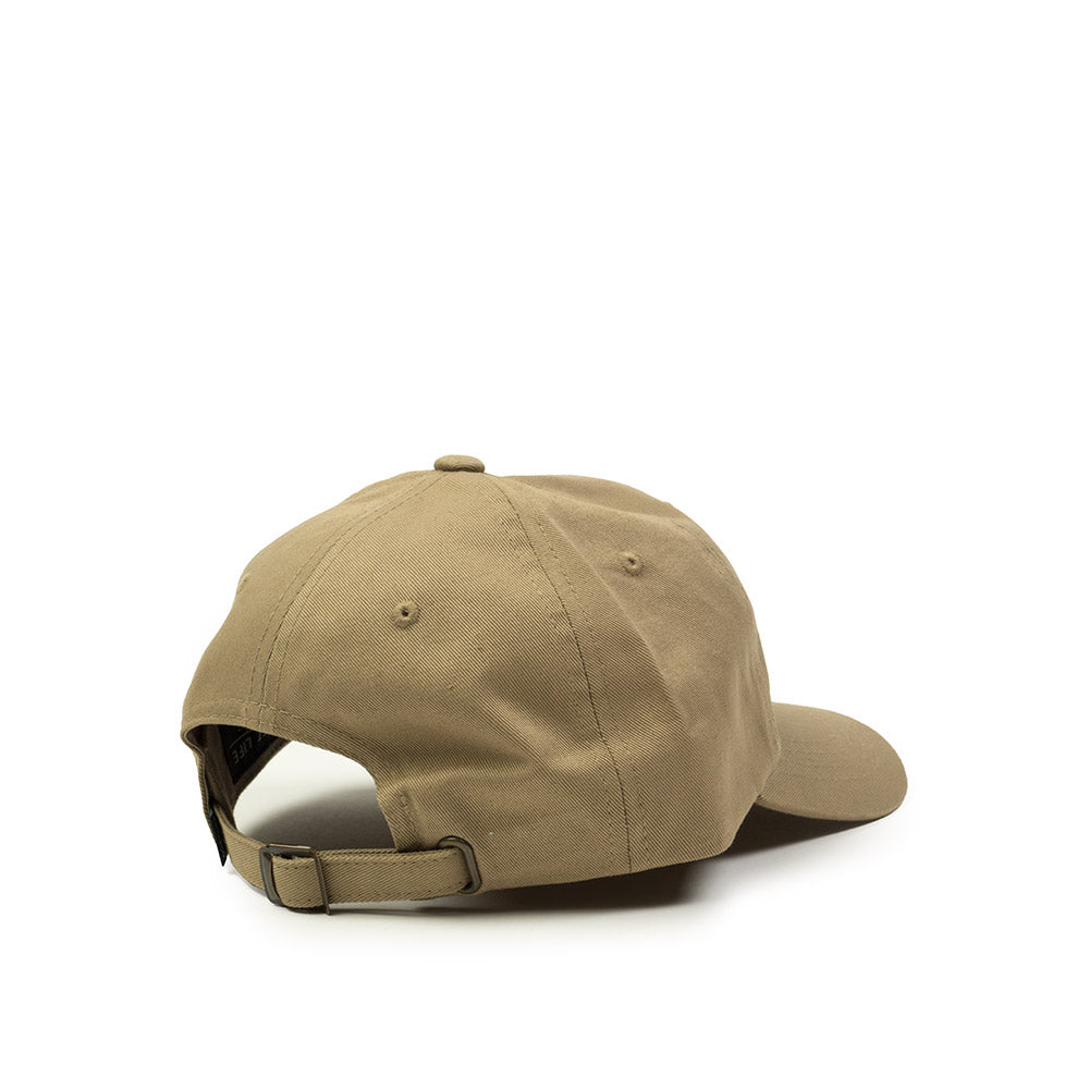 Quiet Life Micro QL dad hat - khaki — available at Norwood