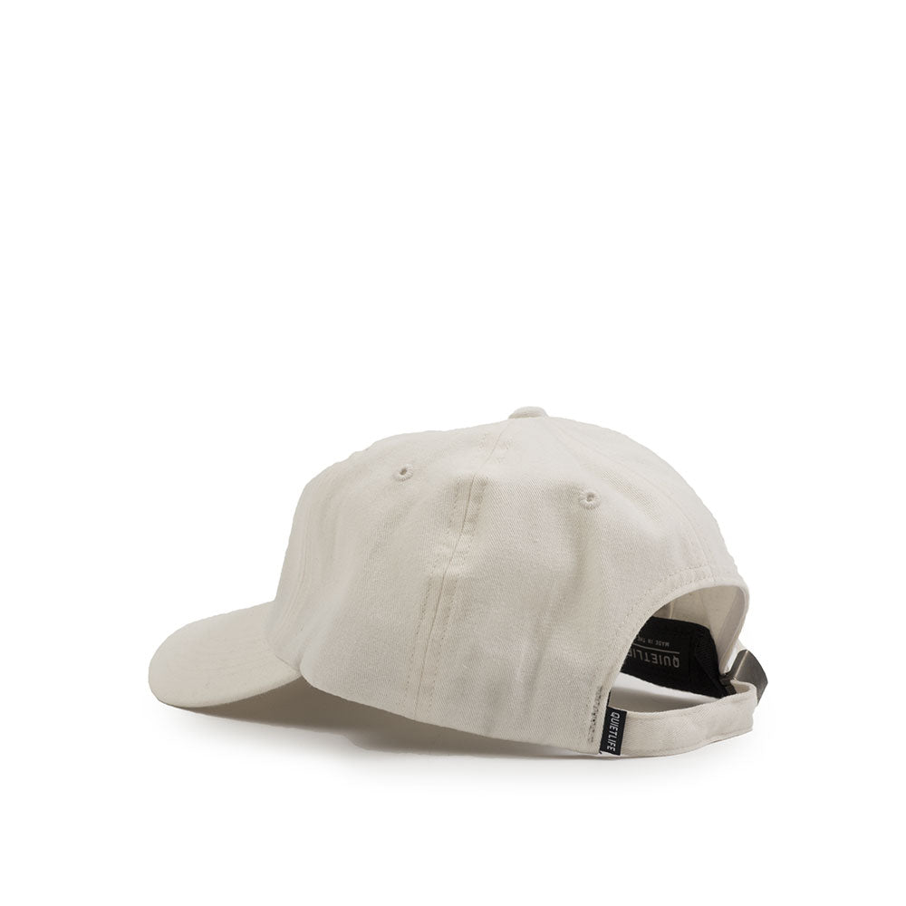 Quiet Life Cursive Polo hat, Khaki — available at Norwood