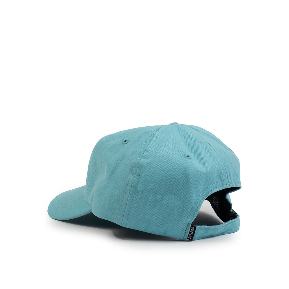 Quiet Life Cursive Polo hat, Ocean — available at Norwood