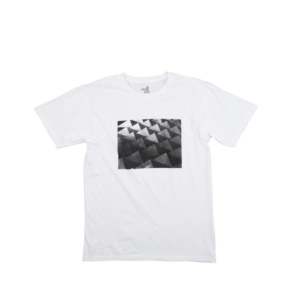 Quiet Life Pyramids premium photo tee — available at Norwood