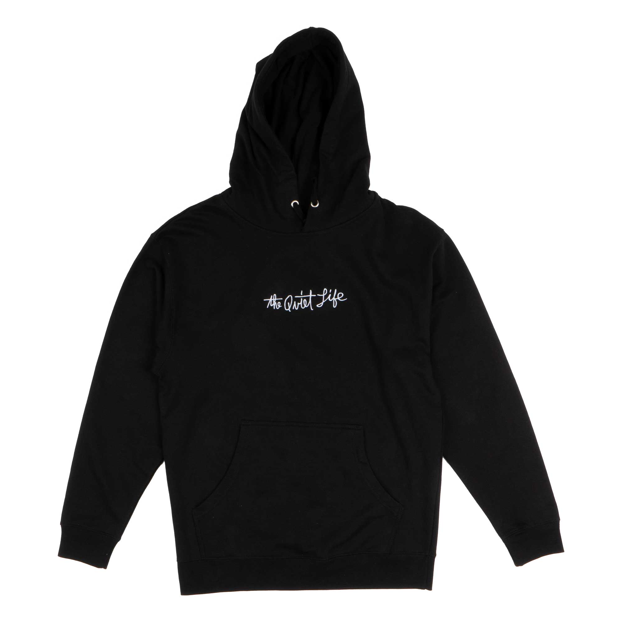 The Quiet Life Horizon Script Embroidered Hood — available at Norwood