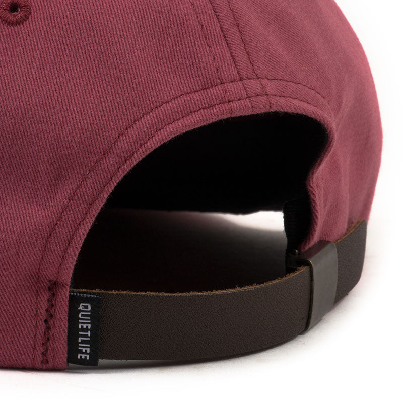Quiet Life Script polo hat - clay — available at Norwood