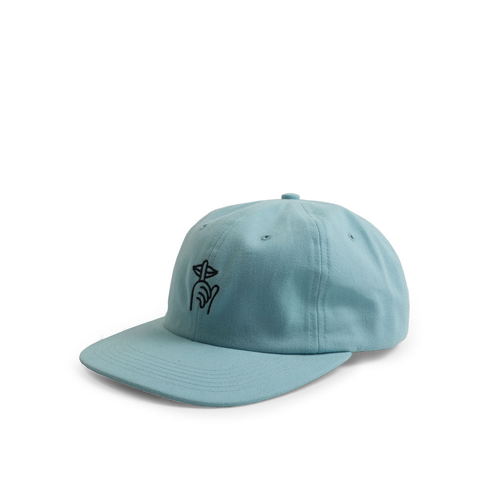 Quiet Life Shhh Hat, Blue — available at Norwood