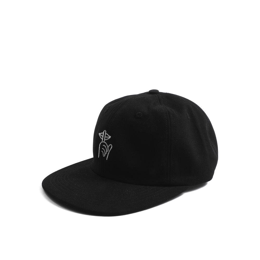 Quiet Life Shhh Hat, Black — available at Norwood