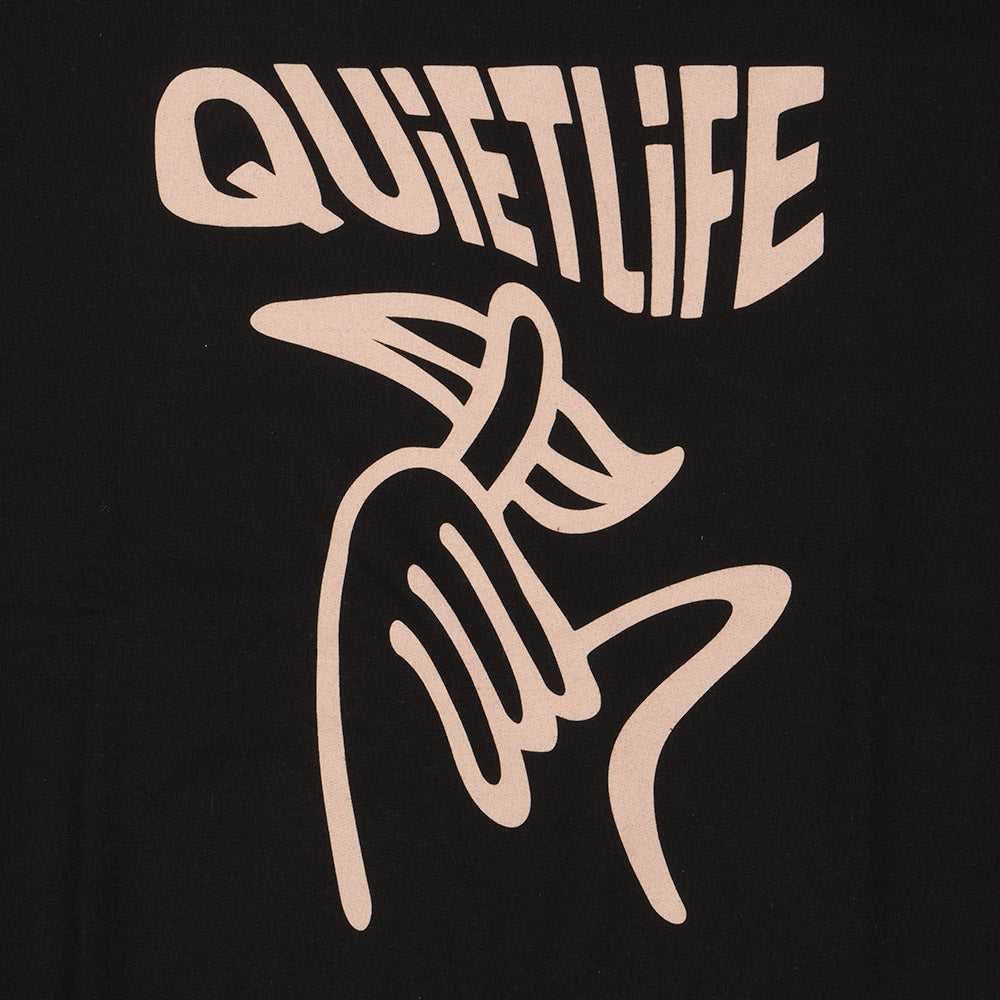 Quiet Life Shhh Wavey crewneck sweatshirt — available at Norwood