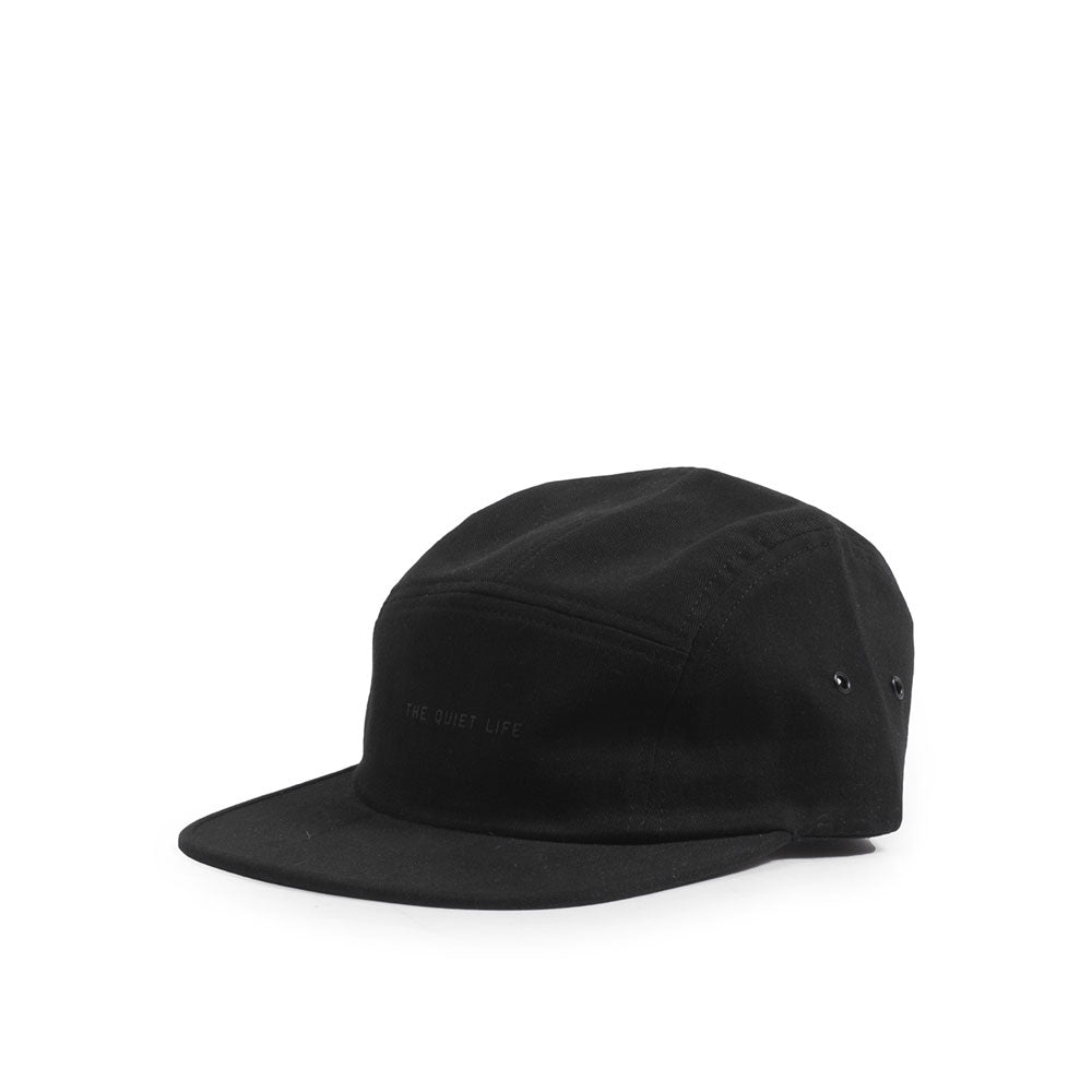 Quiet Life Simple 5 panel hat - black — available at Norwood
