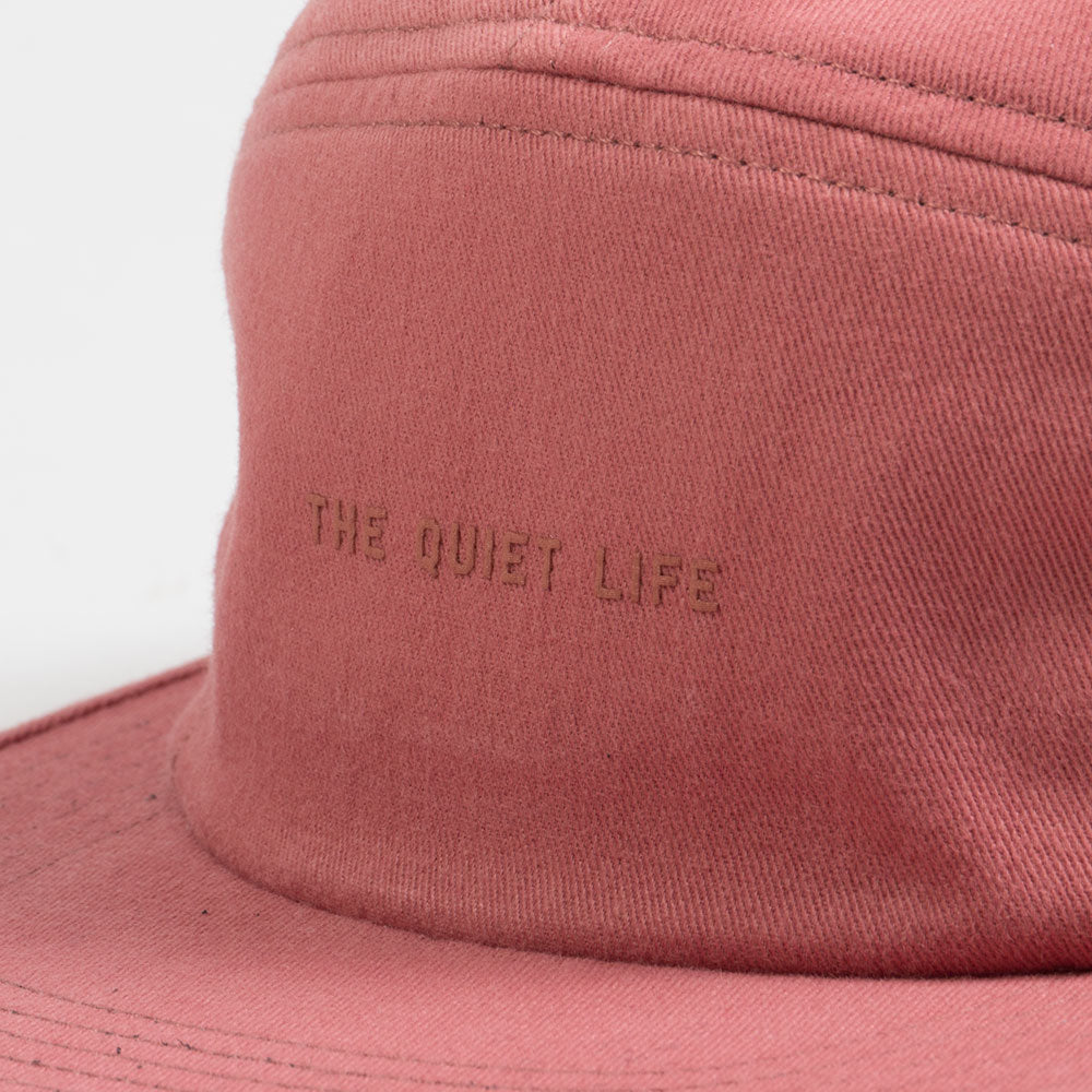 Quiet Life Simple 5 panel hat - clay — available at Norwood