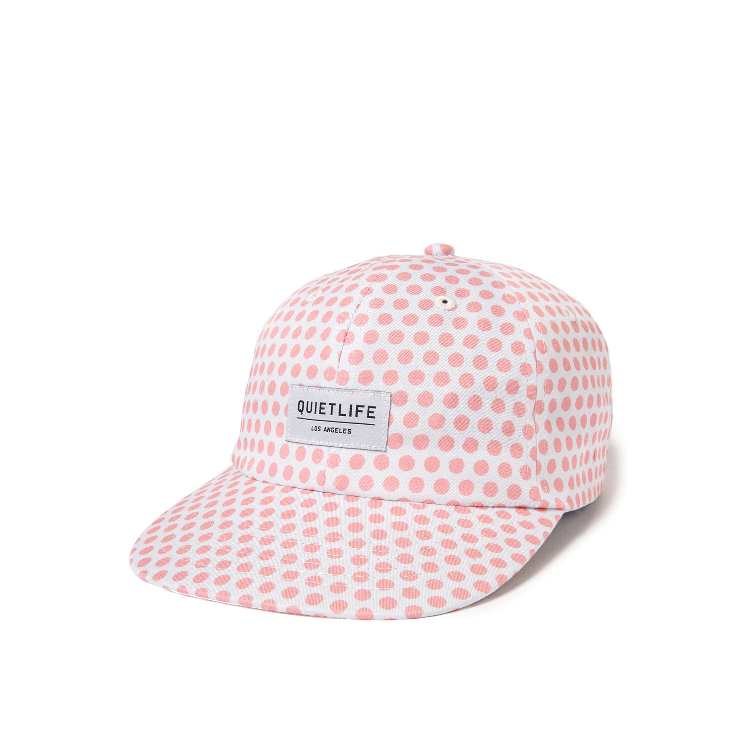 Quiet Life Lichtenstein Polo Hat - white/pink — available at Norwood