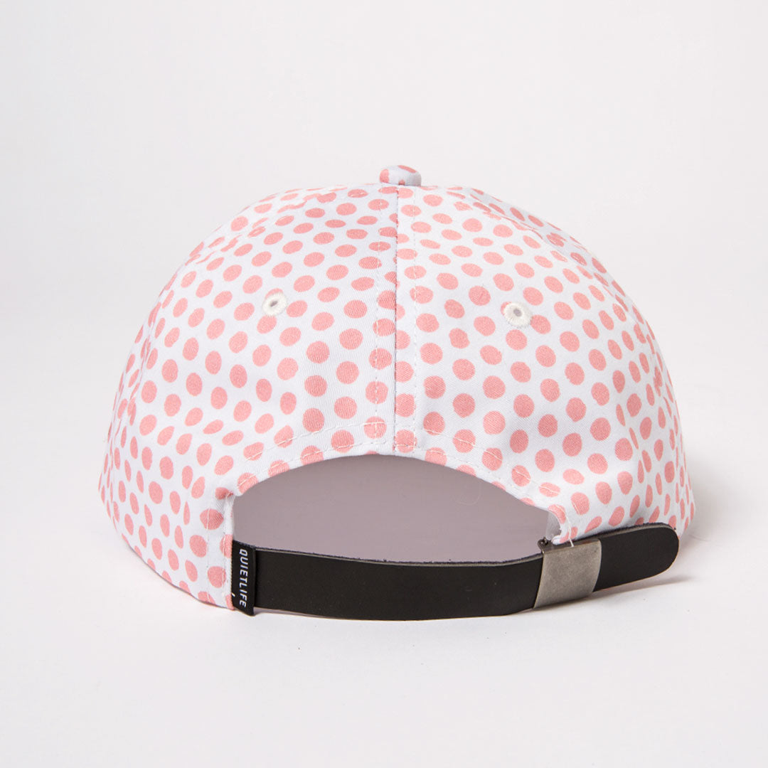 Quiet Life Lichtenstein Polo Hat - white/pink — available at Norwood