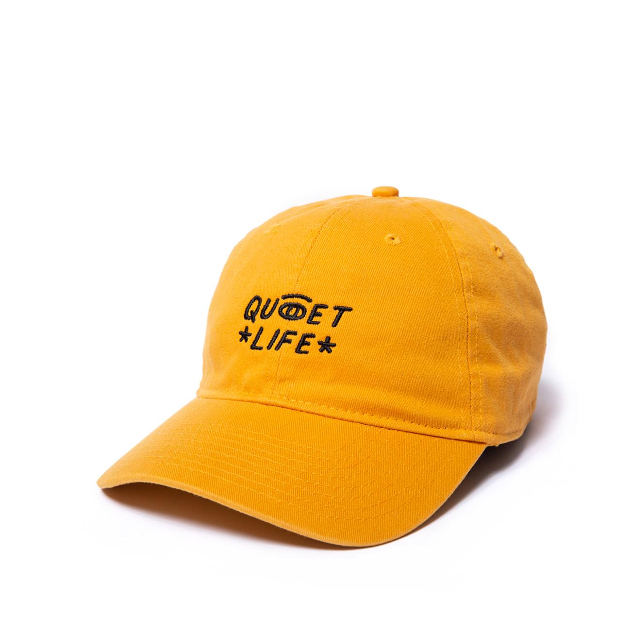 The Quiet Life Quiet Eye dad hat - Gold — available at Norwood
