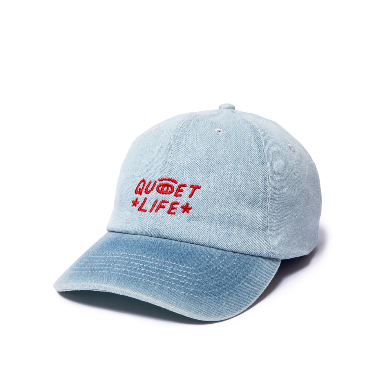 The Quiet Life Quiet Eye dad hat - Denim — available at Norwood