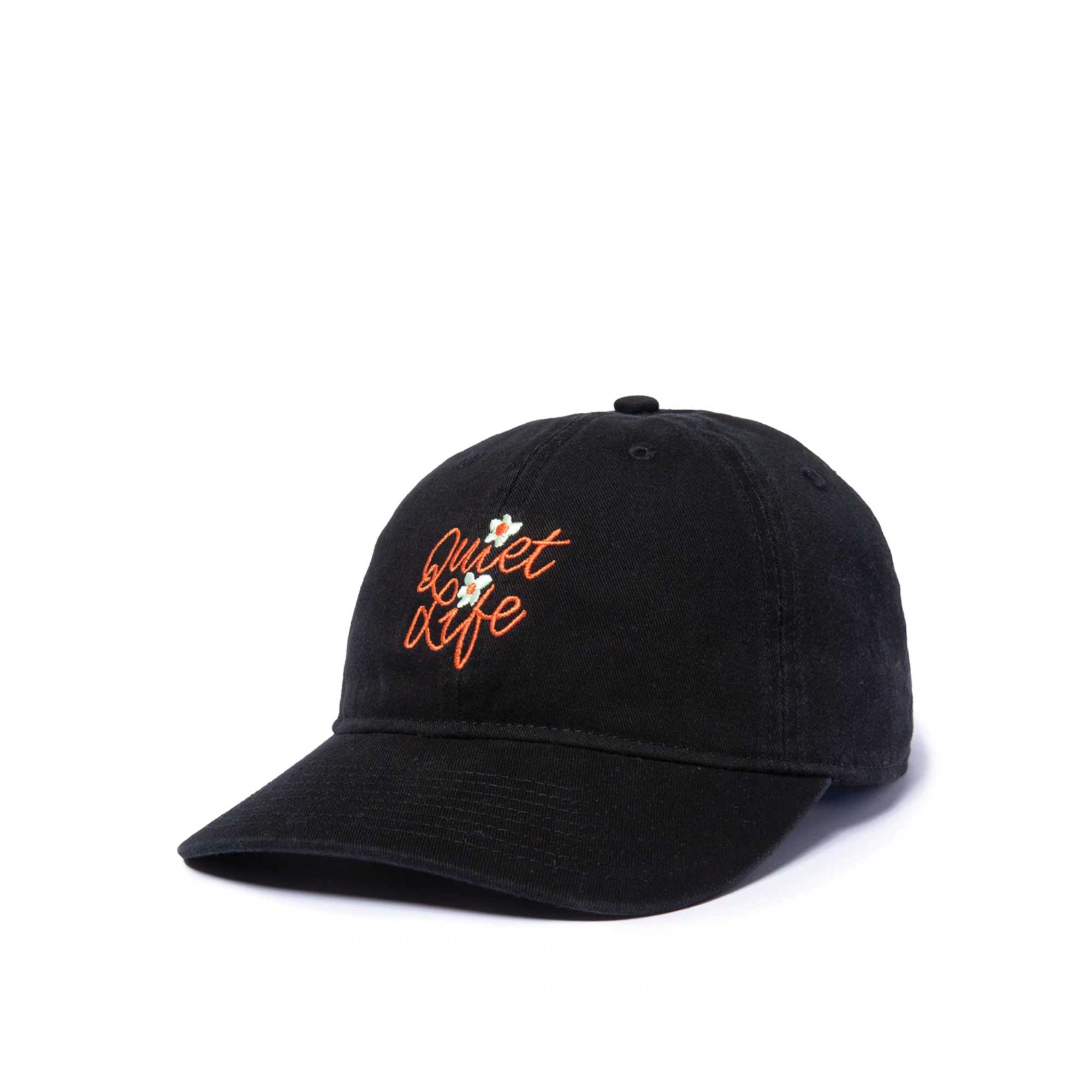 The Quiet Life Florist Dad Hat, black — available at Norwood