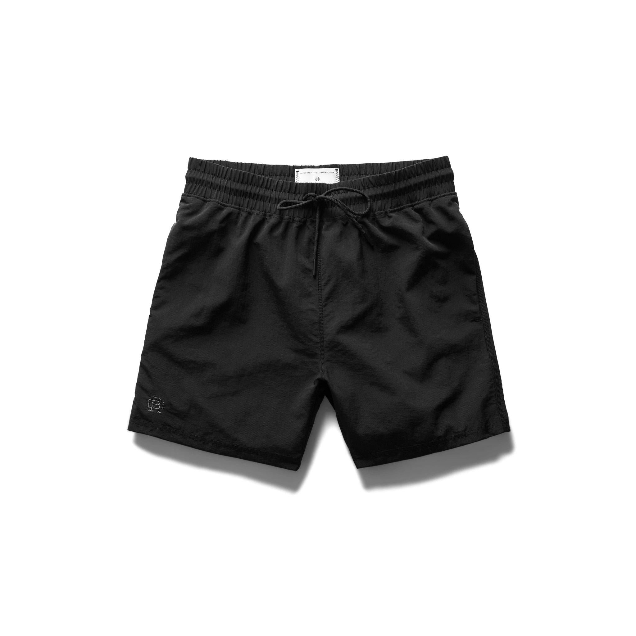 Reigning Champ Men's Woven Nylon Monogram Swimshort — available at Norwood