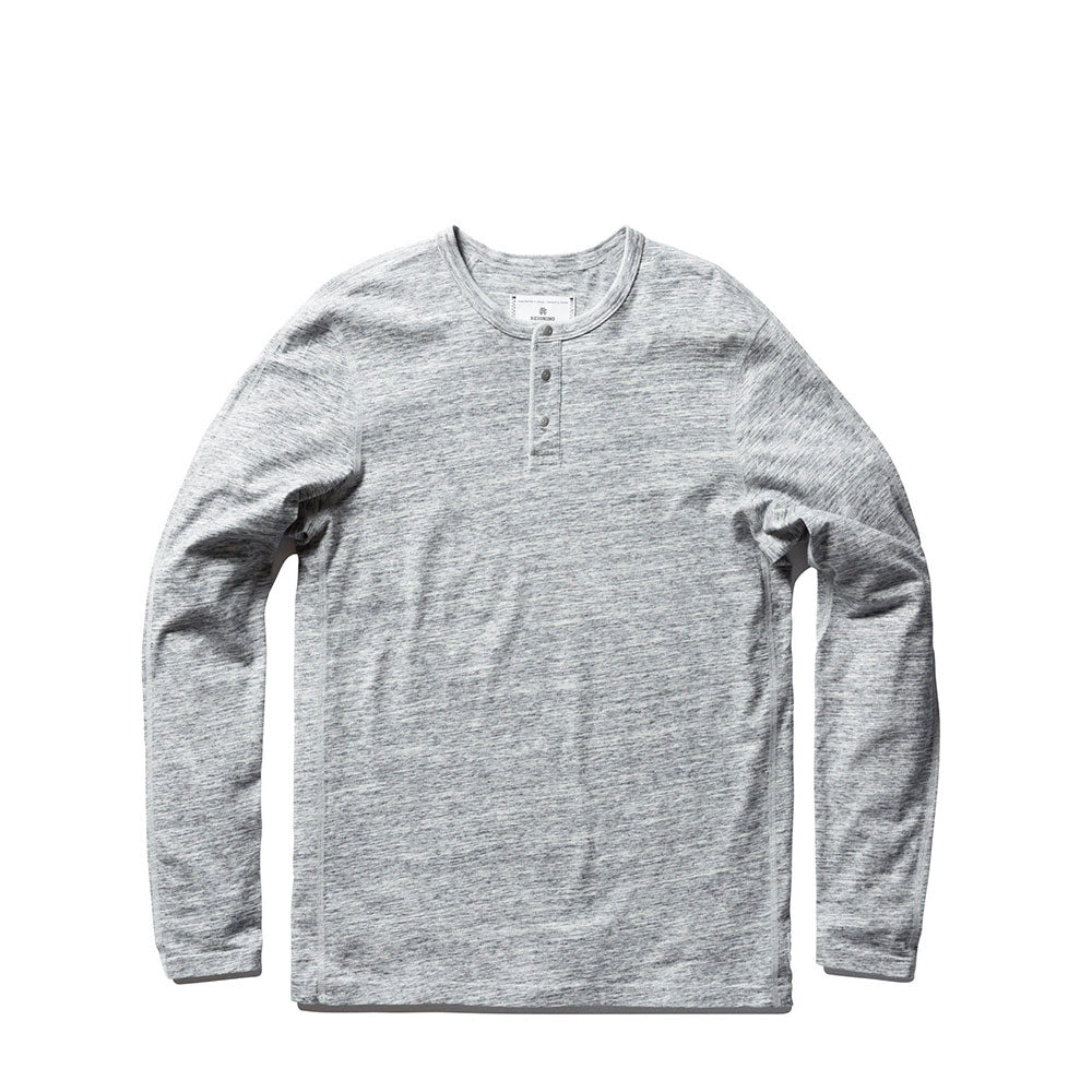 Reigning Champ L/S Henley — available at Norwood