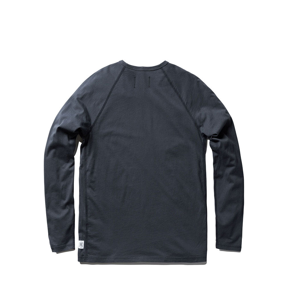 Reigning Champ L/S Henley — available at Norwood