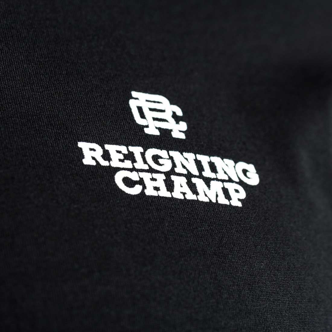 Reigning Champ Logo tee — available at Norwood